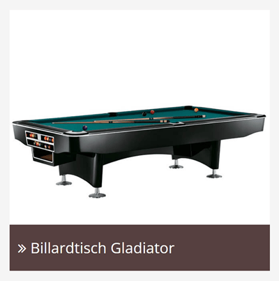 Billardtisch Gladiator in 63065 Offenbach (Main)