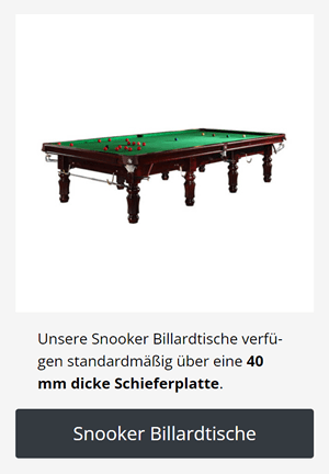 Snooker Billardtische für  Baden-Württemberg