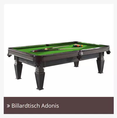 Billardtisch Adonis