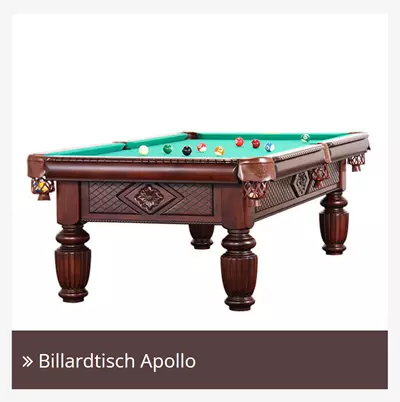 Billardtisch Apollo