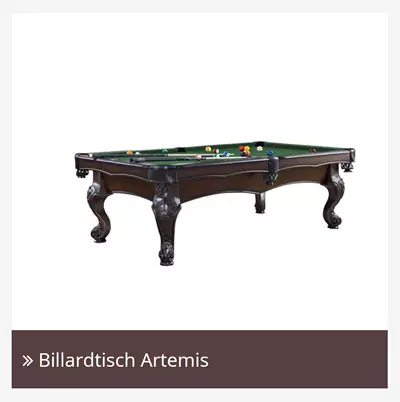 Billardtisch Artemis