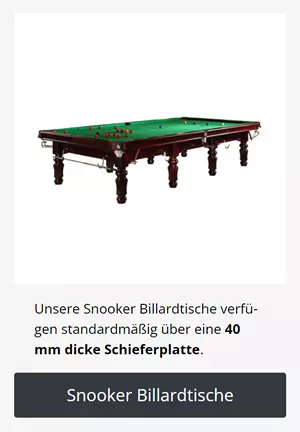 Snooker Billardtische