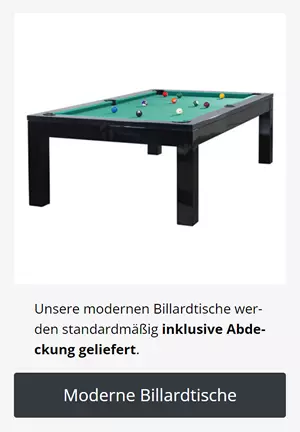 moderne Billardtische